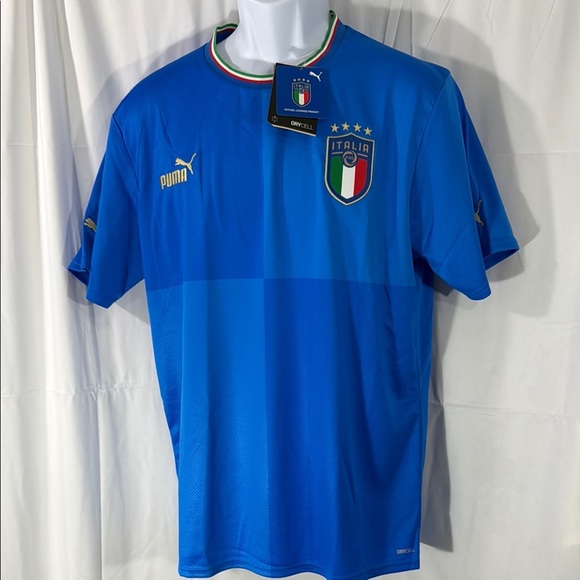 Puma Other - Puma Men's Blue Italy Soccer Jersey Size Large